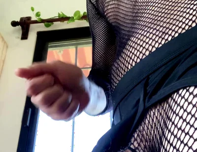 Dom Devil Demon Femboy in Latex and Stockings Loads Wit Big Dick