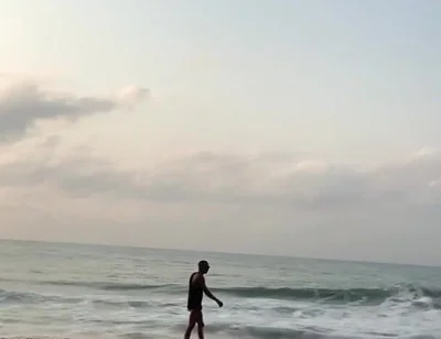 Still on Beach Having Good Time Alone
