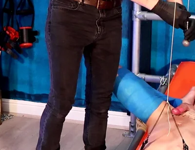 Slave Rossy Is Bound and Suffers for a Ruined Orgasm (4k)