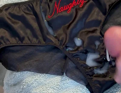 Cum on Wife’s Panties 9