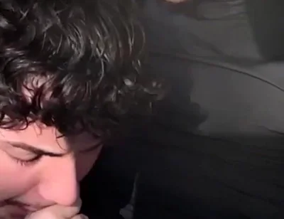 Sucking Big Uncut Cock Blowjob Big Load!