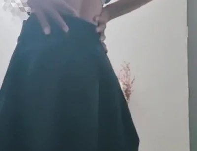 Cute Gay Sissy in Skirt