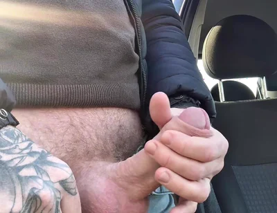 Handjob Break by the Roadside
