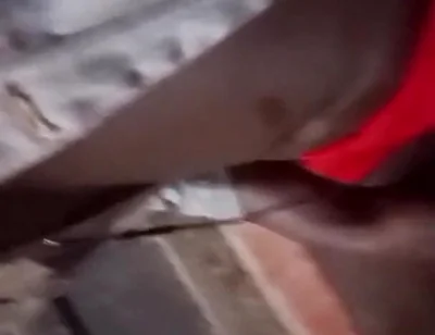 Stepmom Was so Horny so I Had to Cum on the Floor for Her to See