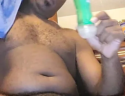 Fapping Big Hard Dick After a Hot Shower