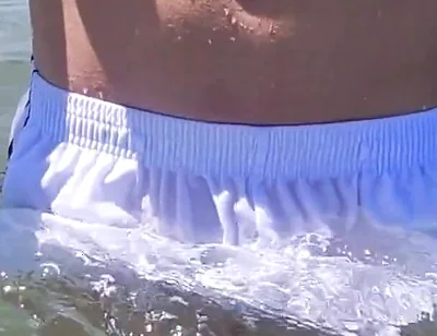 People on the Beach Freak Out When I Get Wet in Shorts