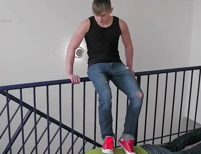 Sneaker master socks feet licking