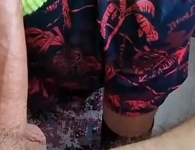 A Man in a Skirt Sucks My Huge Dick, Eat My Cum Man!