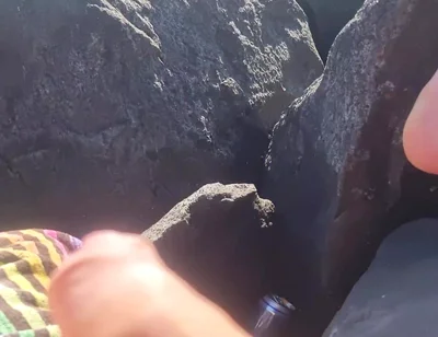 In Public Handjob in Public and a Cock Loaded with Piss - Show Cock to Everyone