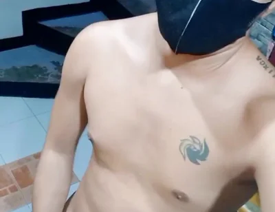 Sexy Pinoy Boy Wank His Hard Cock
