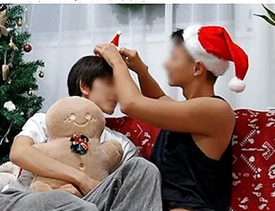 Decorating The Tree With The Neighbors Big Bro