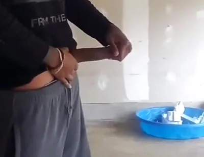 Wanking at work on lunch break