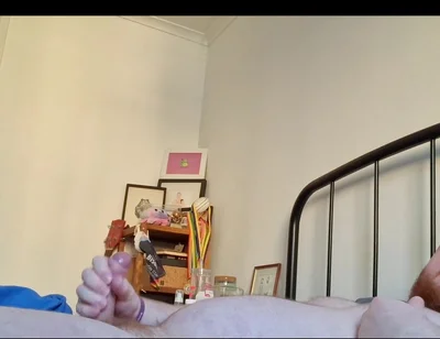 An After Workout Sweaty Flex and Jerk off Session, with a Cumshot at the End