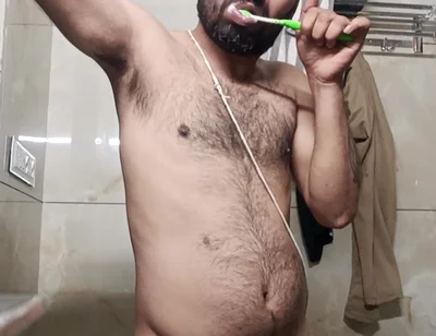 Indian Desi Man Enjoy Shower and Masterbation Show with Neighbour Police Officer Stepfather Pakistani Stepdaddy Teacher Army off