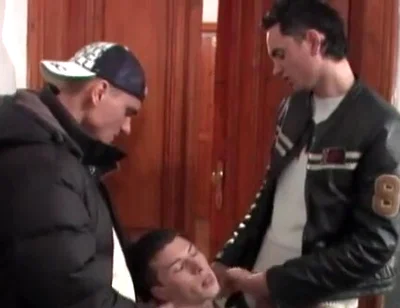 Face fucked gangster boys