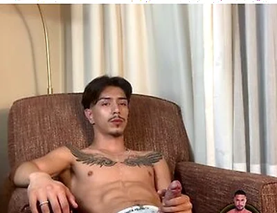 Skinny Latin Twink Jerks Off Cumshot