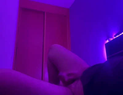 A Bear Cumming in Bed