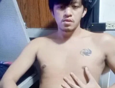 Asia Twink Get His Own Cum