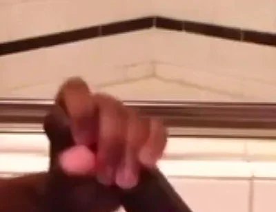 Wanking my big dick huge cumshot