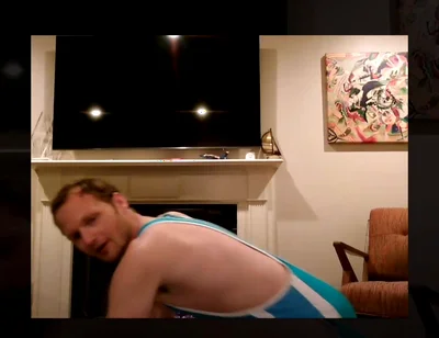 Singlet Wrestles Boy, Strips, Sucks, Rims, Bareback Doggy Style on the Living Room Floor