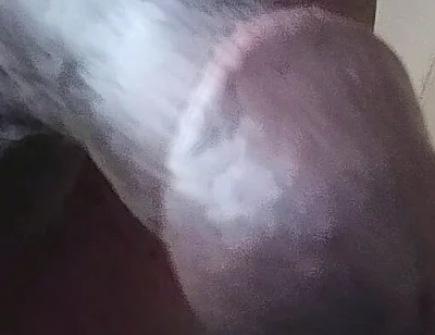 Stroking My Long Fat Cock with Saggy Balls
