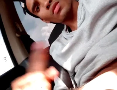 I Get Horny in the Car and Masturbate While Others Pass by