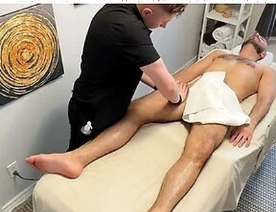 French Guy Got Hard During Stretching And Seduced The Masseur