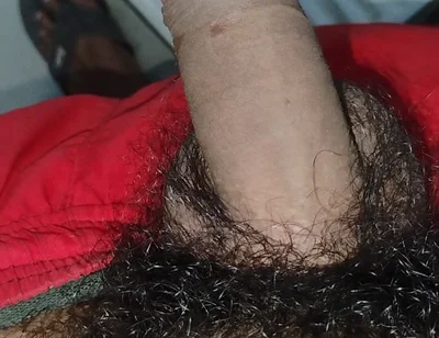 A Sexy Guy Massaged His Penis with His Hand.