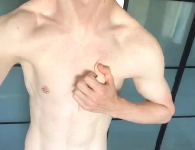 Fit Boy Empties His Uncut Dick