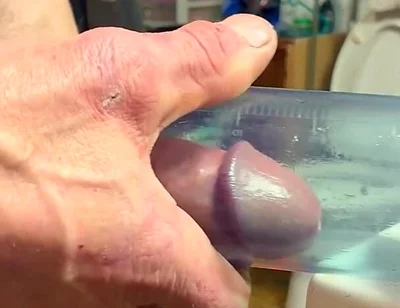 Crossdresser Michelle Pantyhose Thong Cock Pumpe