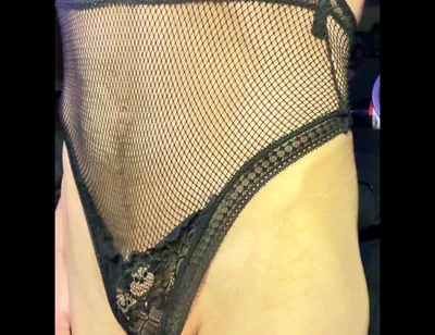 Cdmichelle Wearing Tanteddy with Black Bodysuit