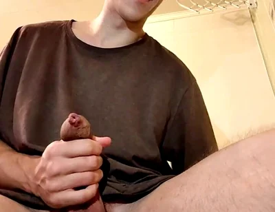 Getting Anal Orgasm with Pink Rubber Penis