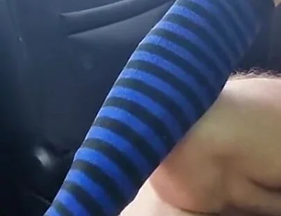 This Is a Shock - Stick Your Dick Deeper Into Me and Fuck Me on the Highway Until You Cum in My Ass, They Saw Us