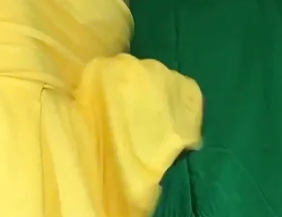 Yellow Skirt, No Panties