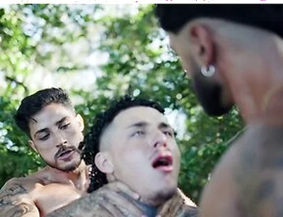 Sneaky Fuck In The Woods Turns Into Threesome With Markin Wolf