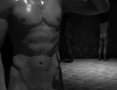 Str8 1 - College Guys Gym Locker Room