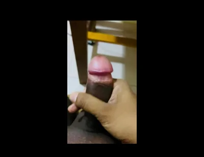 Big Black Dick with Self Handjob
