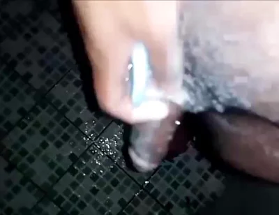 I Masturbate and Leave All the Milk in My Hand, Drinking My Semen and Then I Continue Jerking off