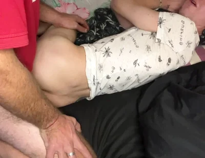 Great Creampie for Tight Twink Hole From a Mature Bear