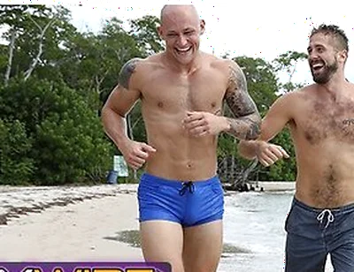Wesley Woods Spots Beach Hunk Trevor Laster And Fucks Him Hard On The Sand