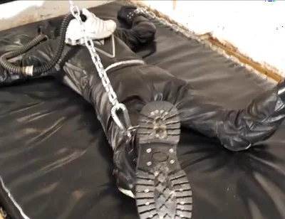 Proll playing with his leather biker boy