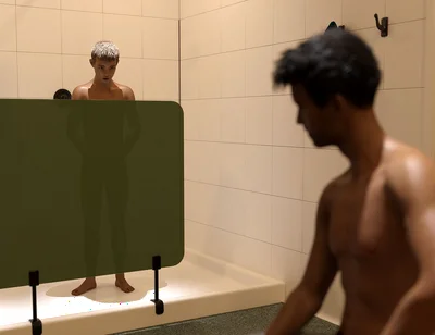 Str8 2 - My College Roommate Caught Me Staring at His Massive Cock in the Swoer Room