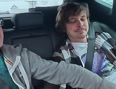 Two Straight Sucks Each Other and Tries to Fuck in the Back of a Car