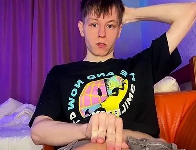 Just a Horny Twink Who Loves to Show off His Big Cock