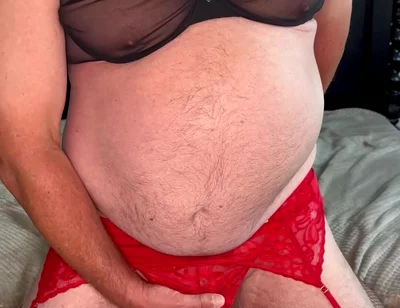 Full Red and Black Outfit Show