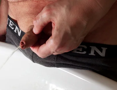 Piss and Plays with My Little Foreskin Cock