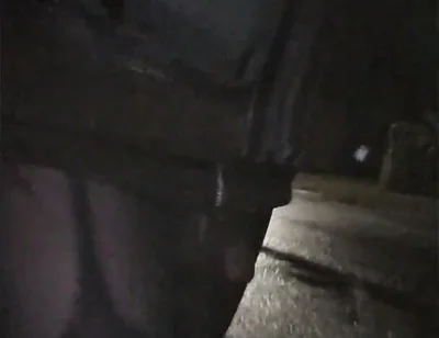 Hot Rainy Walk (garters and Bulge Meggings)