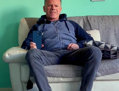 Risky Barber Shop Cum Rubbing to Orgasm with People Nearby