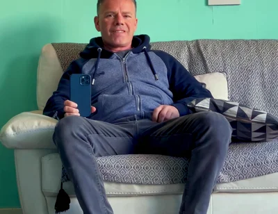 Risky Barber Shop Cum Rubbing to Orgasm with People Nearby