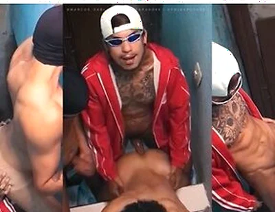 2 Dotados Fodendo O Viadinho Na Escada - Parte 1